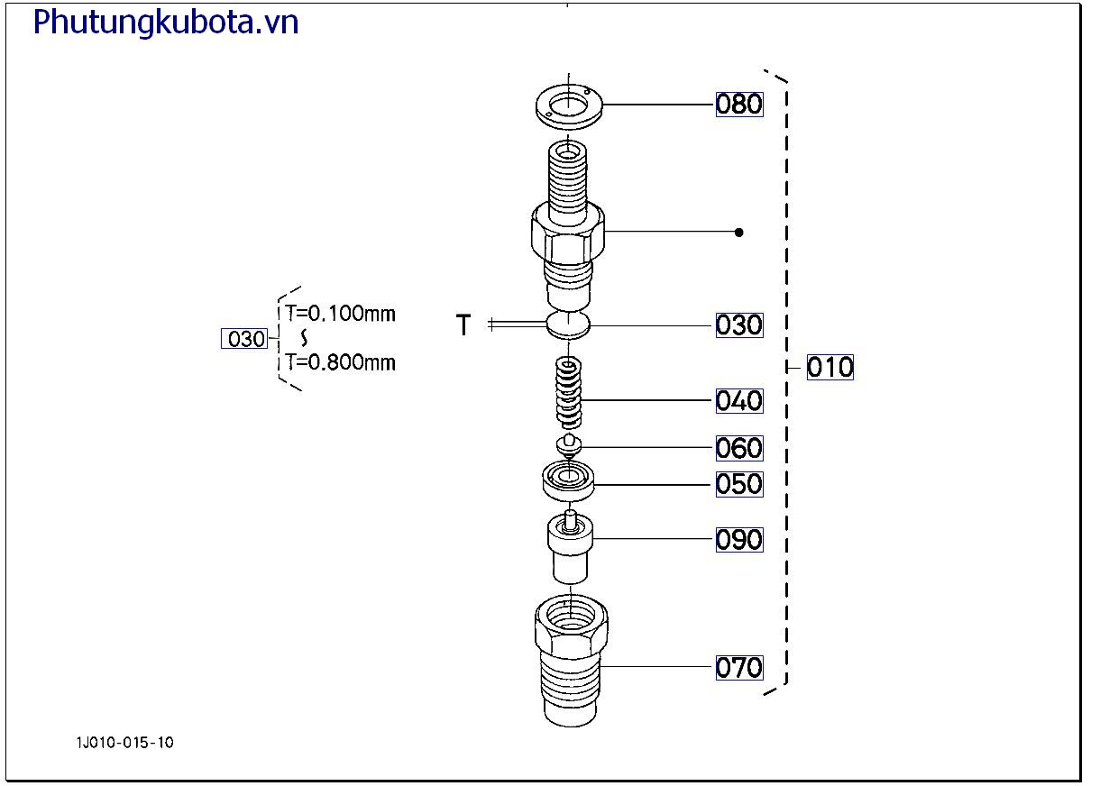 Giá đỡ vòi phun ( link kiện)